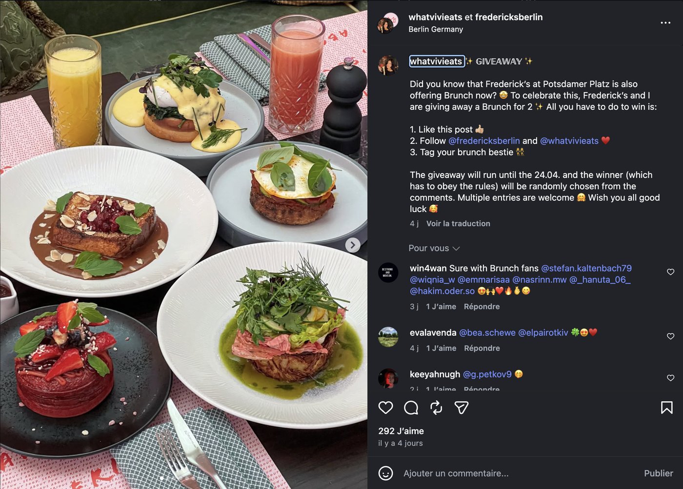 Frederick's Instagram reel 1