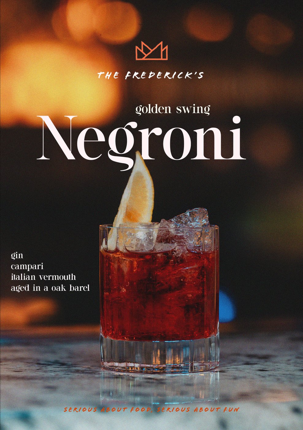 Negroni cocktail