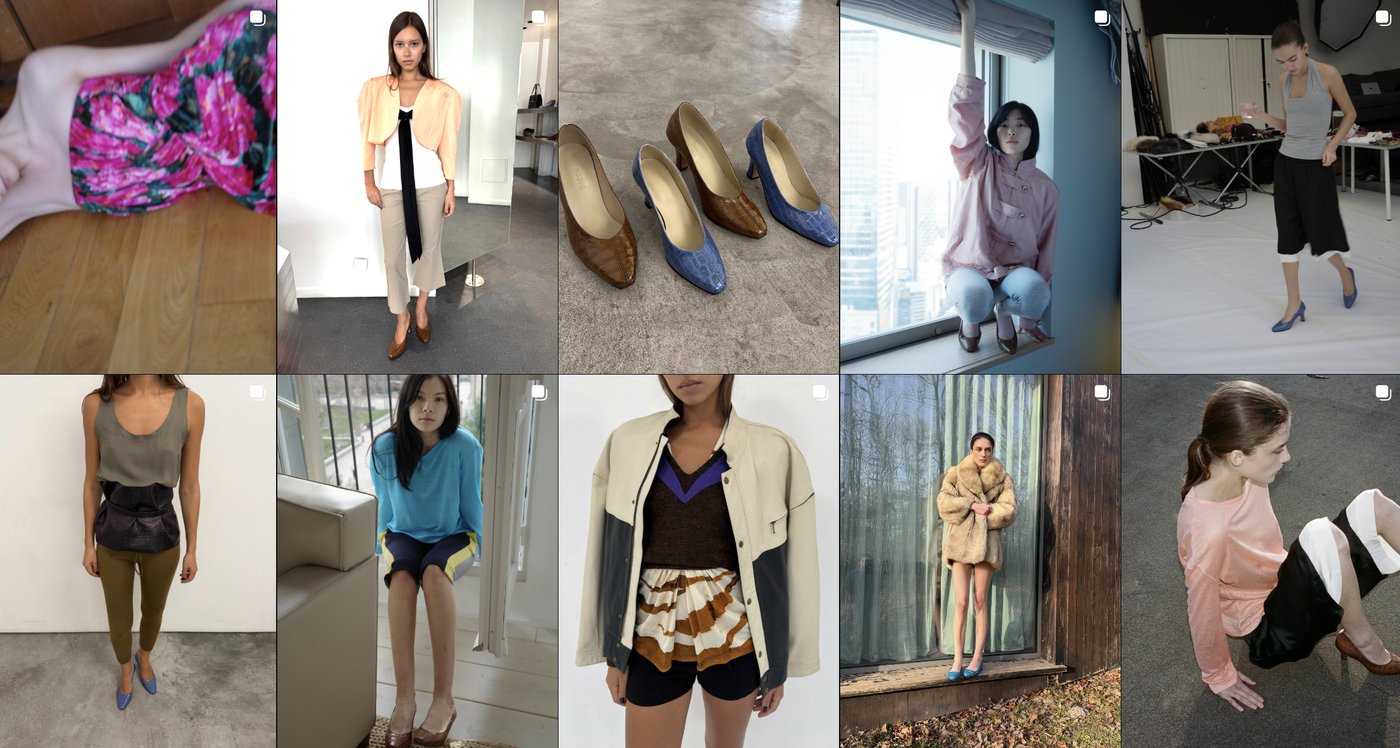 Recent Nuovo Paris Instagram grid